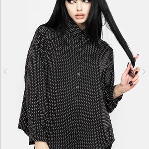 NWT Disturbia Moon Worship Oversized Blouse